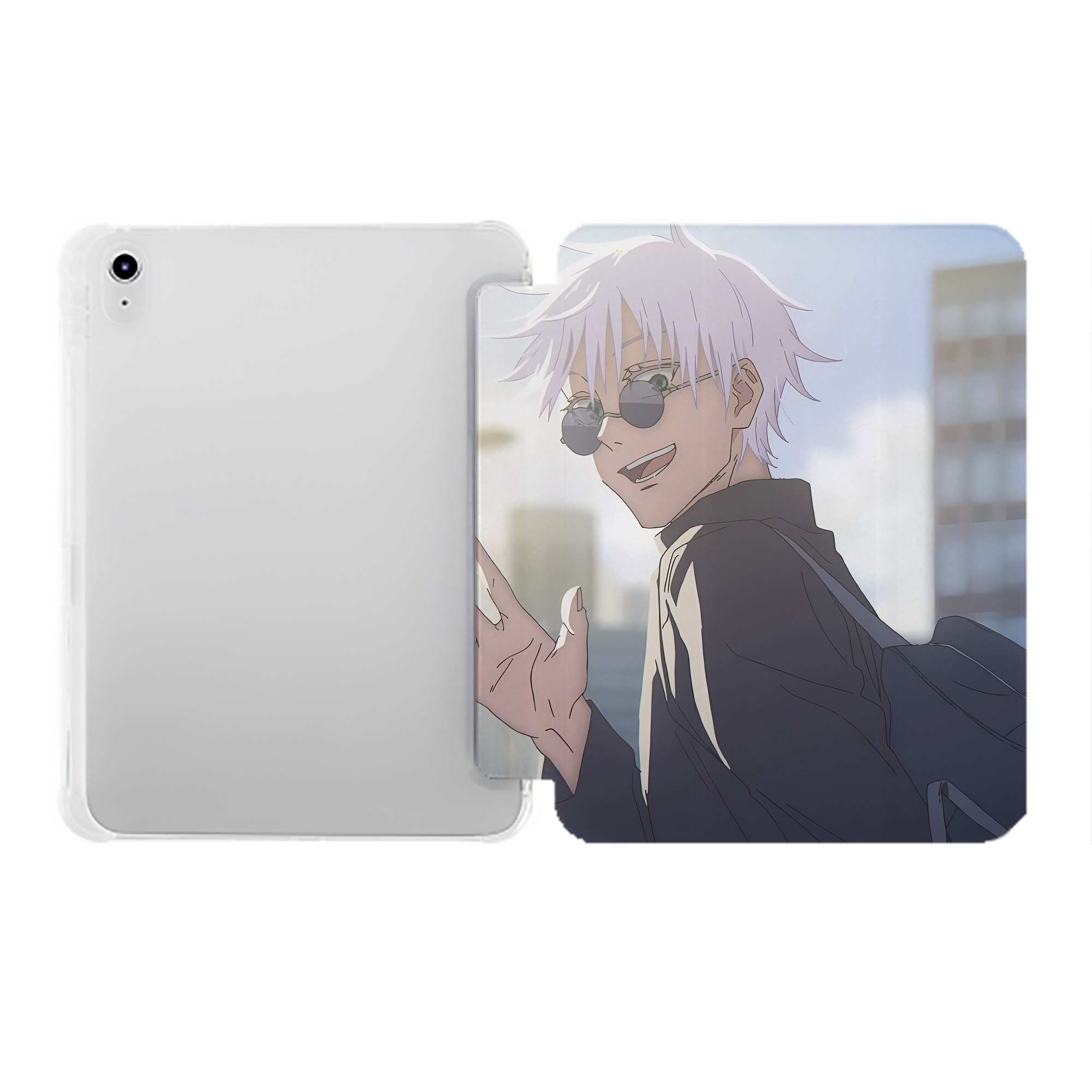 （画像用） SPY×FAMILY间谍家家酒 IPad ケース ペン収納付き 三つ折りスタンド PUレザー×シリコン 対応機種9.5/10.5/10.9インチ